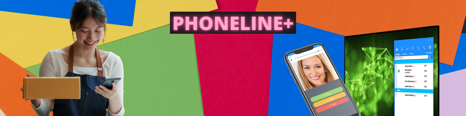 Pink PhoneLine+
